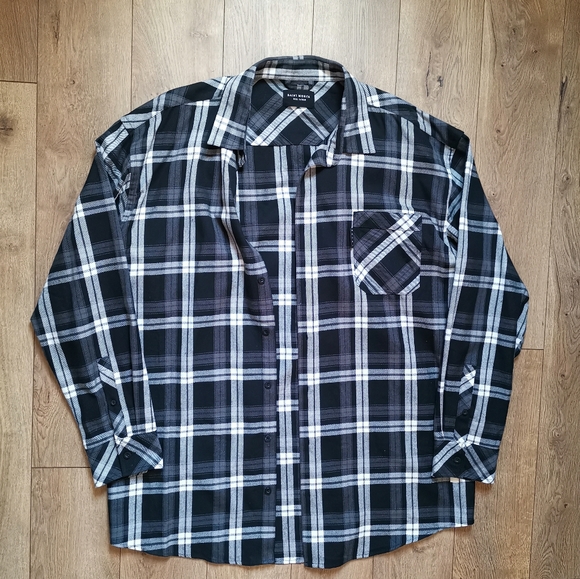 Saint Morta Flannel Button Down - Picture 1 of 4